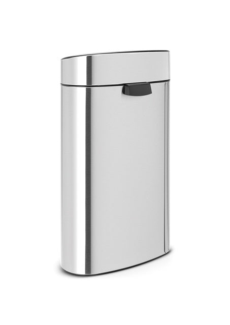 Touch Bin New 40 Litre - Fingerprint Proof Matt Steel