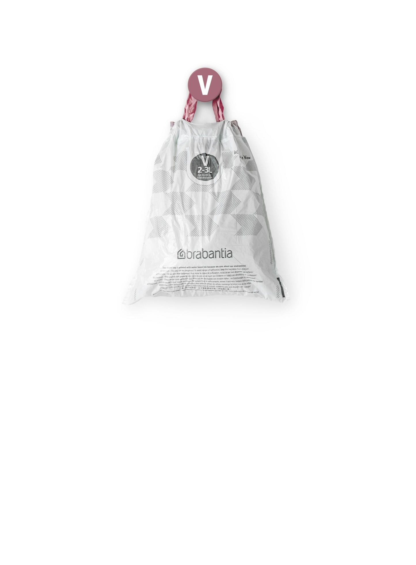 PerfectFit Bin Bags For newIcon, Code V (3 litre), Roll with 20 Bags