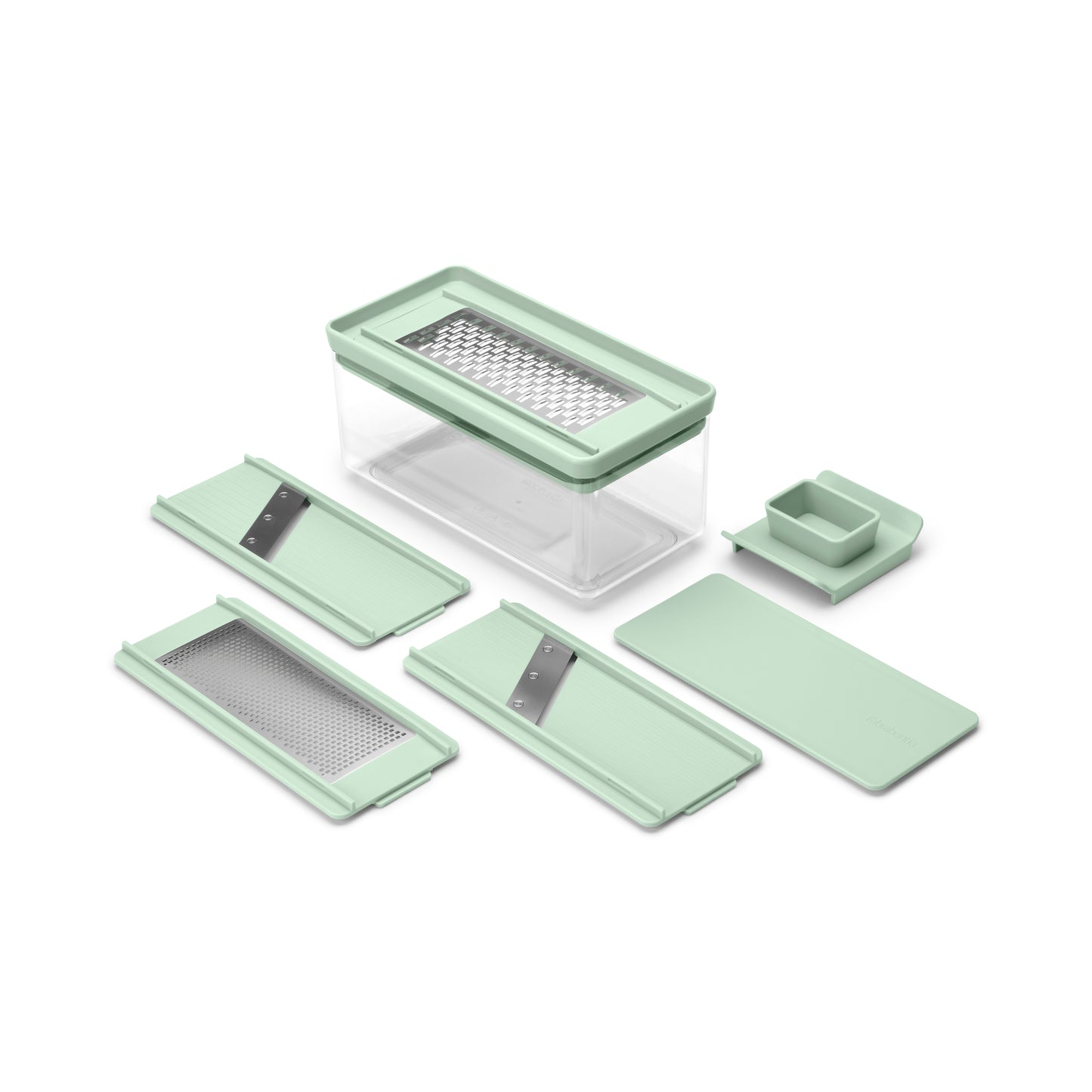 Tasty+ Slicer and Grater Set -Jade Green
