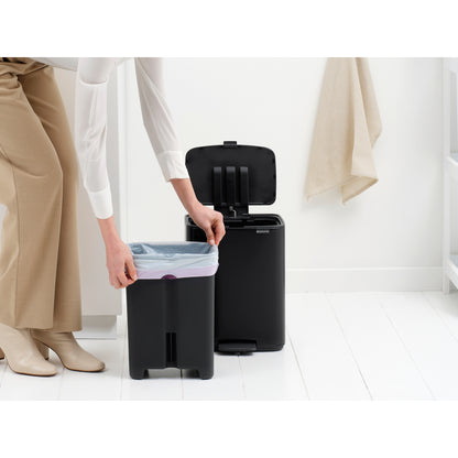 Bo Pedal Bin 12L - Matt Black