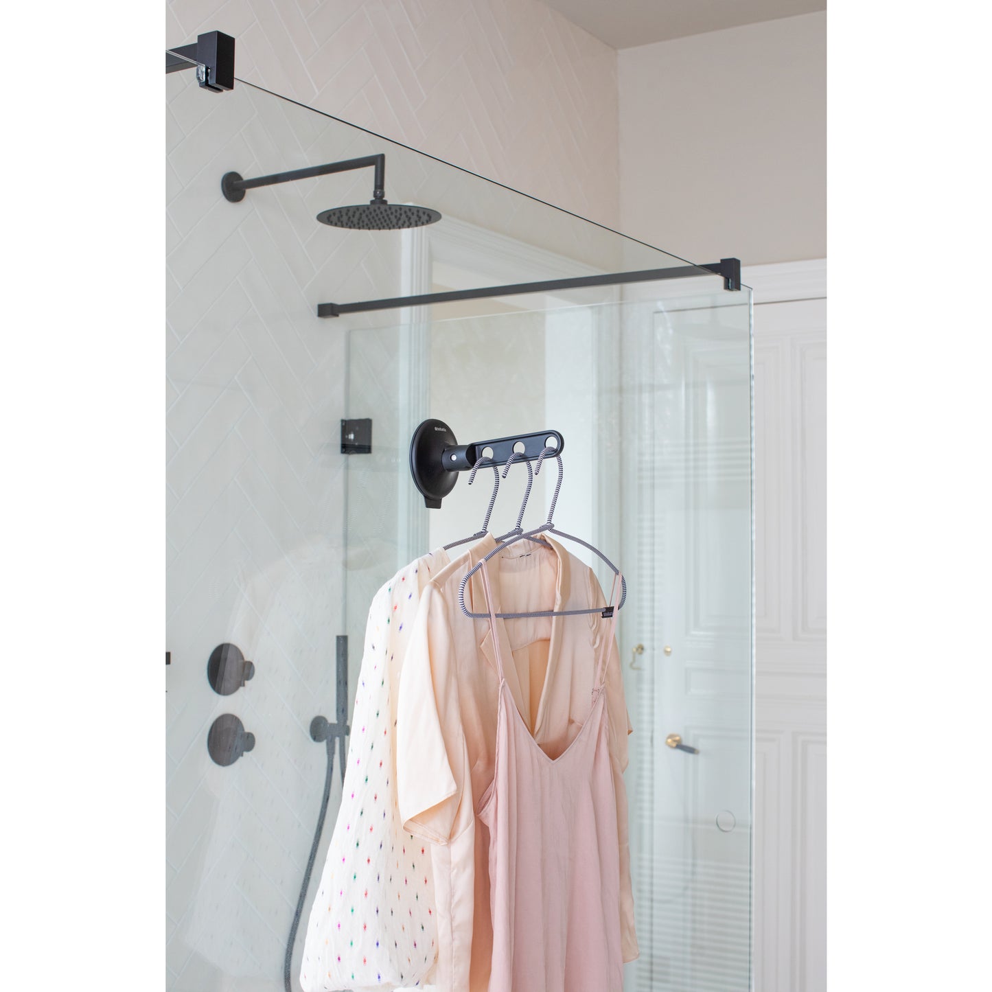 Clothes hook with Suction Cup - Black