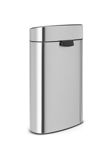Touch Bin New 40 Litre - Matt Steel