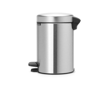 Pedal Bin NewIcon 3 Litre - Fingerprint Proof Matt Steel