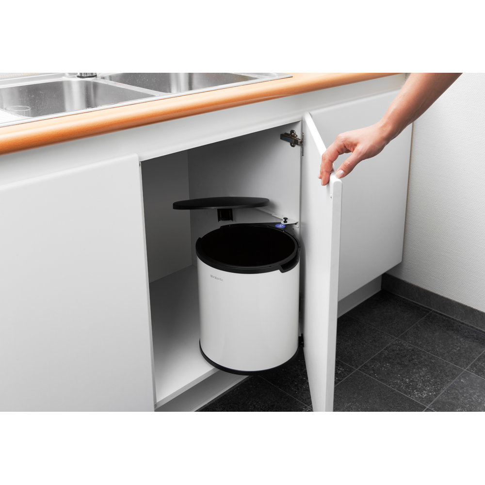 Built-in Bin, 15 litre - White