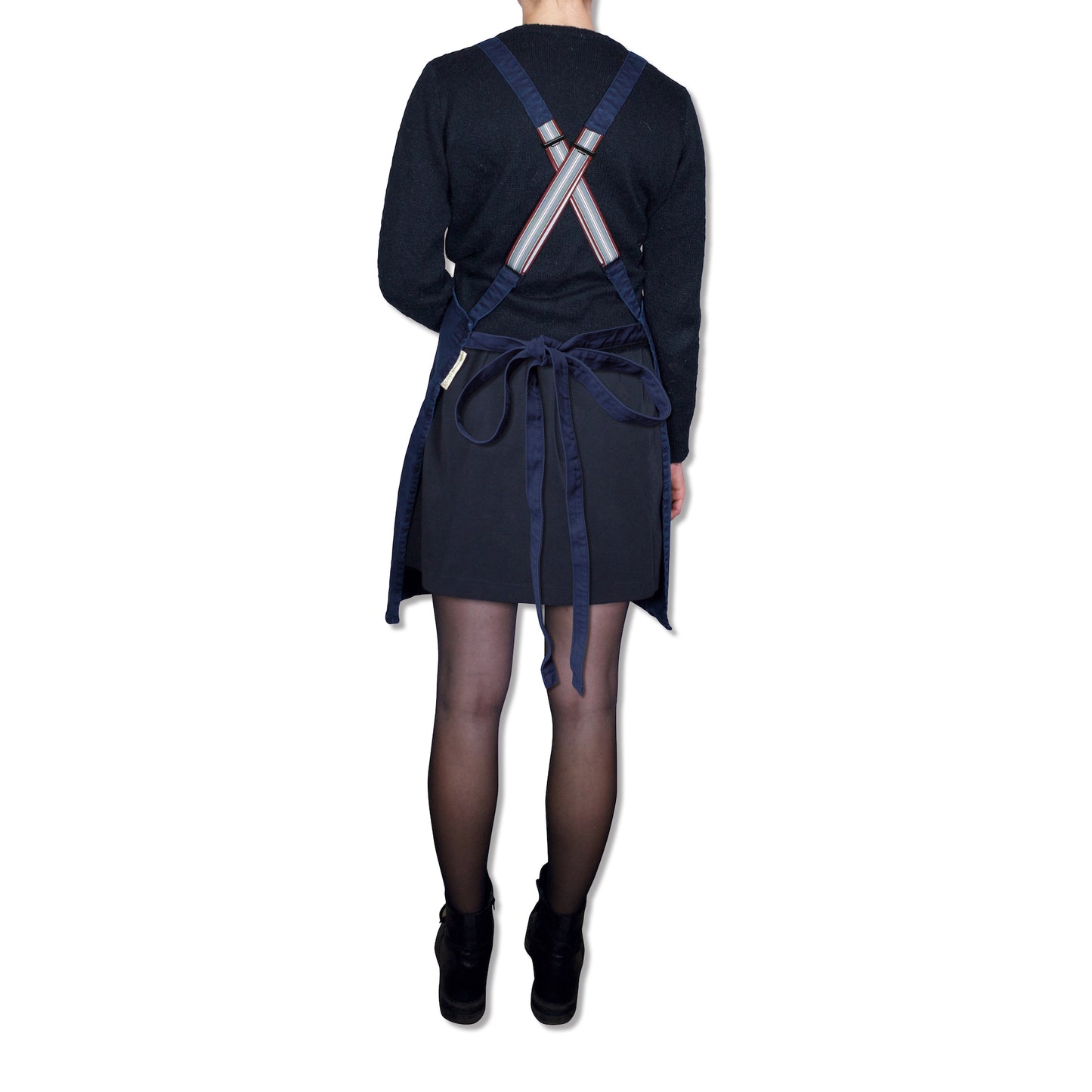 Suspender Apron Canvas - Dark Blue