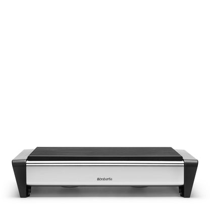 Food Warmer, 2 Burner, Matt Steel/Black Grill