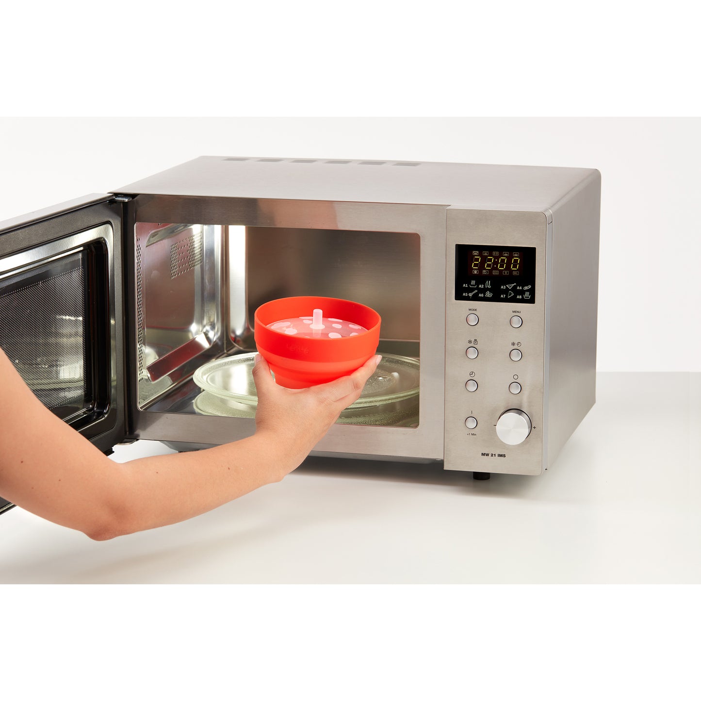 Mini Microwave Pop Corn - Red