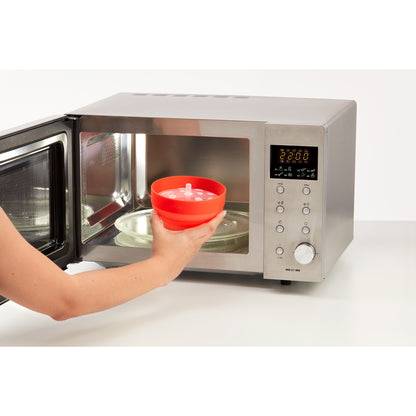 Set of 2 Mini Microwave Pop Corn - Red