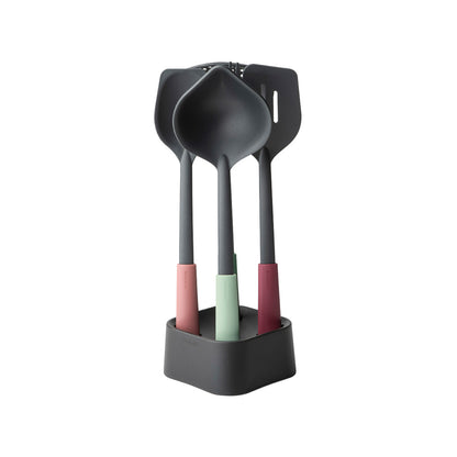 Tasty+ Kitchen Utensils Set plus Stand - Mixed Colours