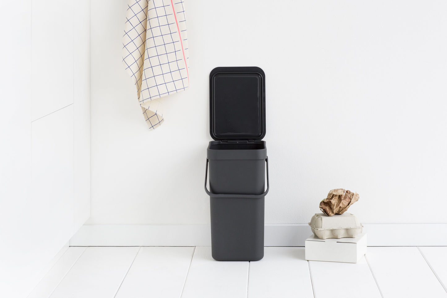 Sort & Go Waste Bin 12 litre - Grey