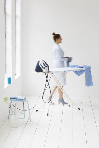 Ironing Board 124x45cm (C) Solid Steam Unit Holder - Cotton Flower