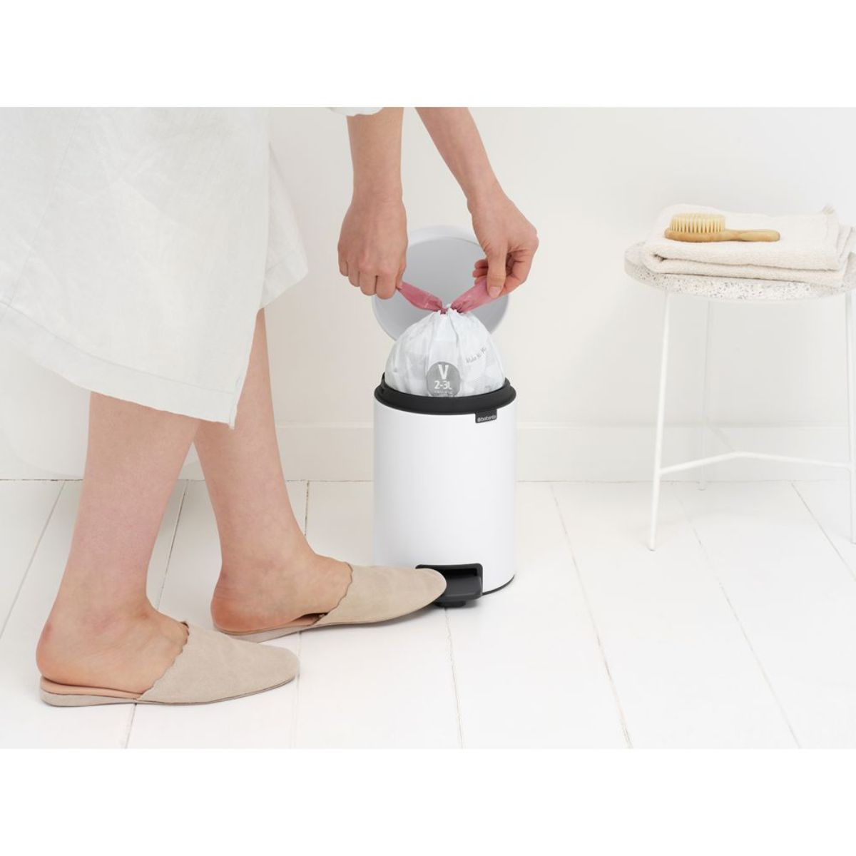 Pedal Bin NewIcon 3 Litre - White