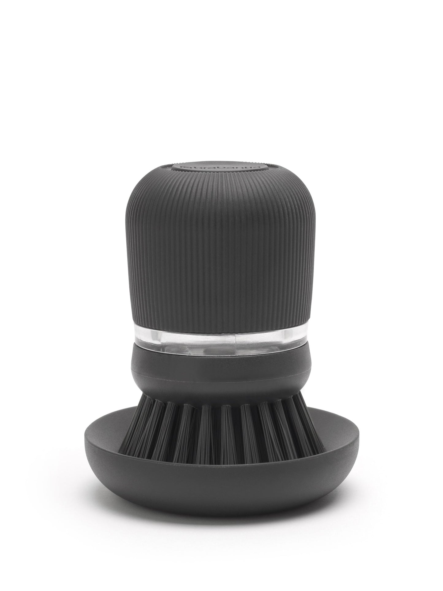 Soap Dispensing Dish Brush - Dark Grey