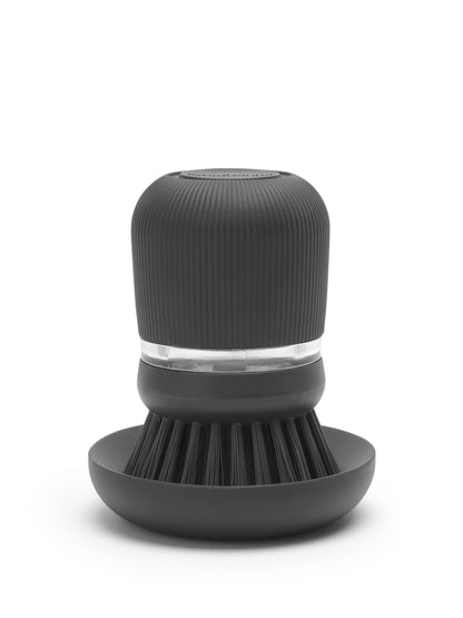 Soap Dispensing Dish Brush - Dark Grey