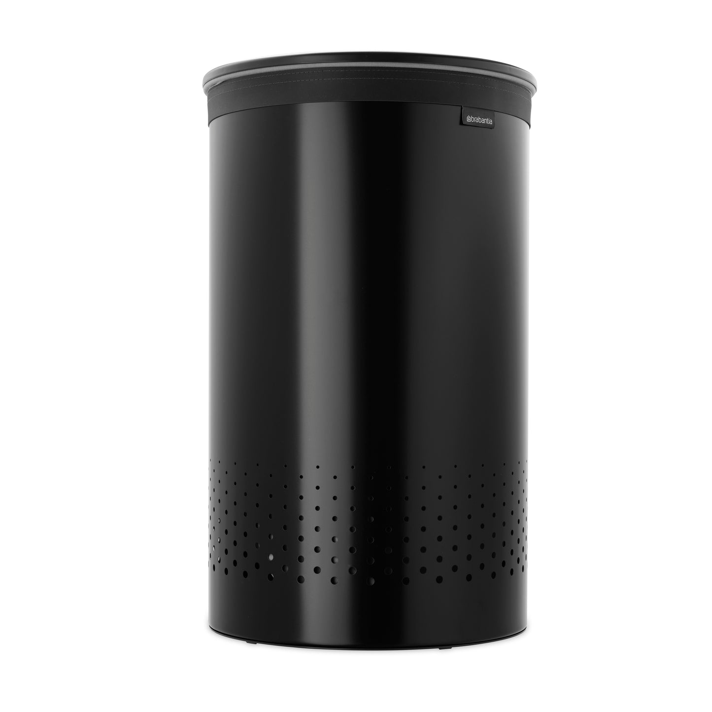 Laundry Bin 60 litre - Matt Black with Dark Grey Lid