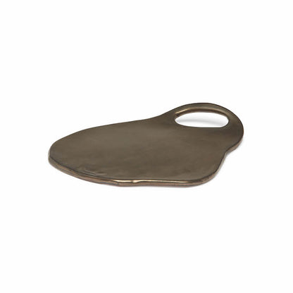 Organic Lola Board Plate Ceramic - Platinum Matt