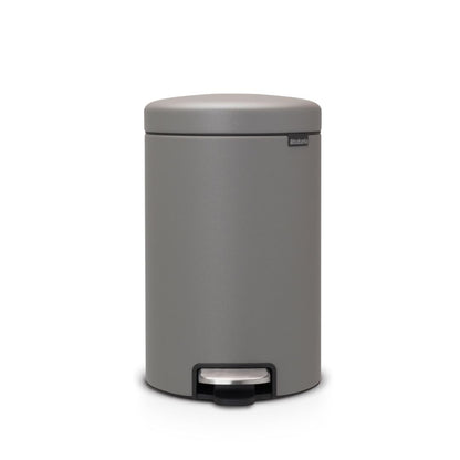 Pedal Bin NewIcon 12 Litre - Mineral Concrete Grey