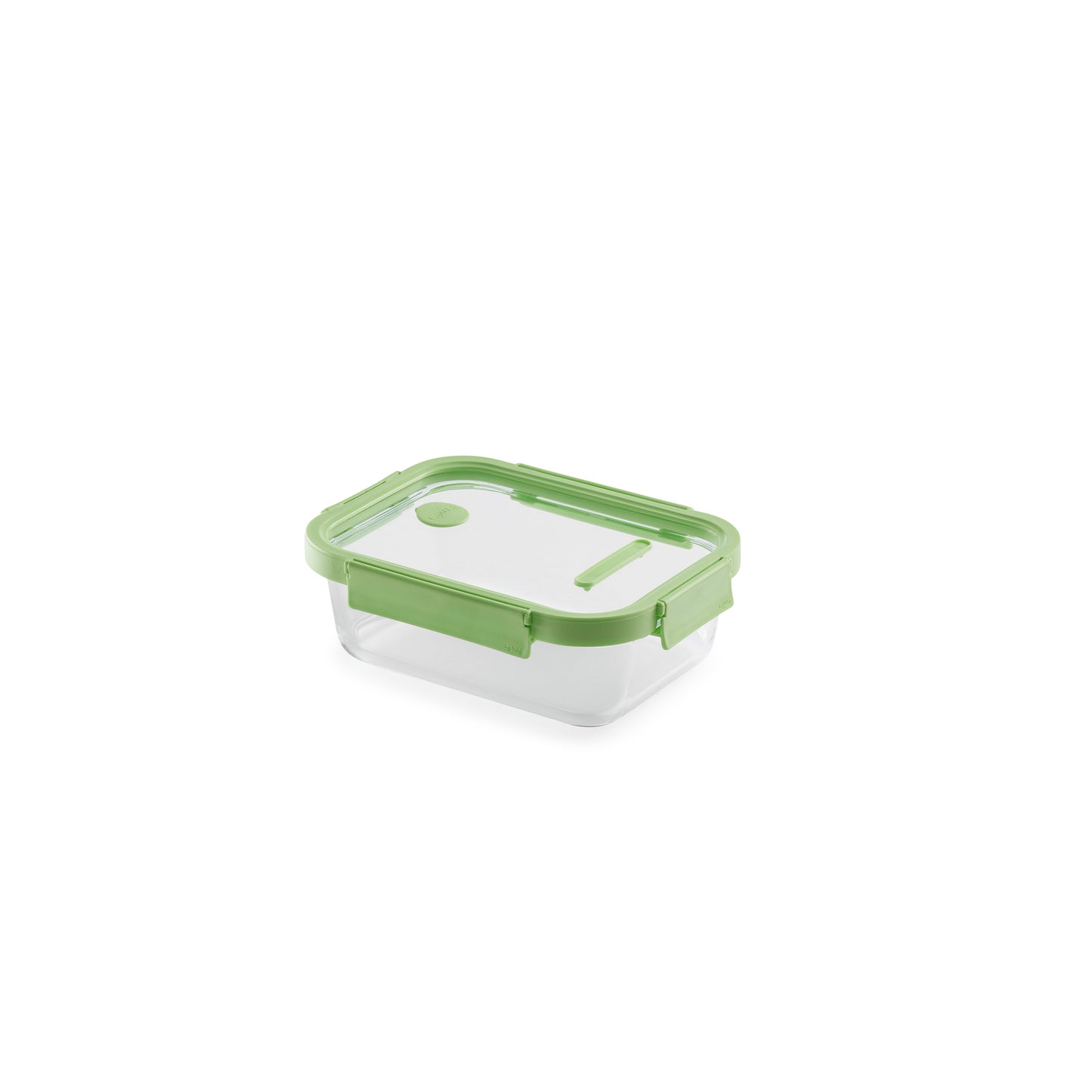 Glass Container Rectangular, 1520 ml - Green
