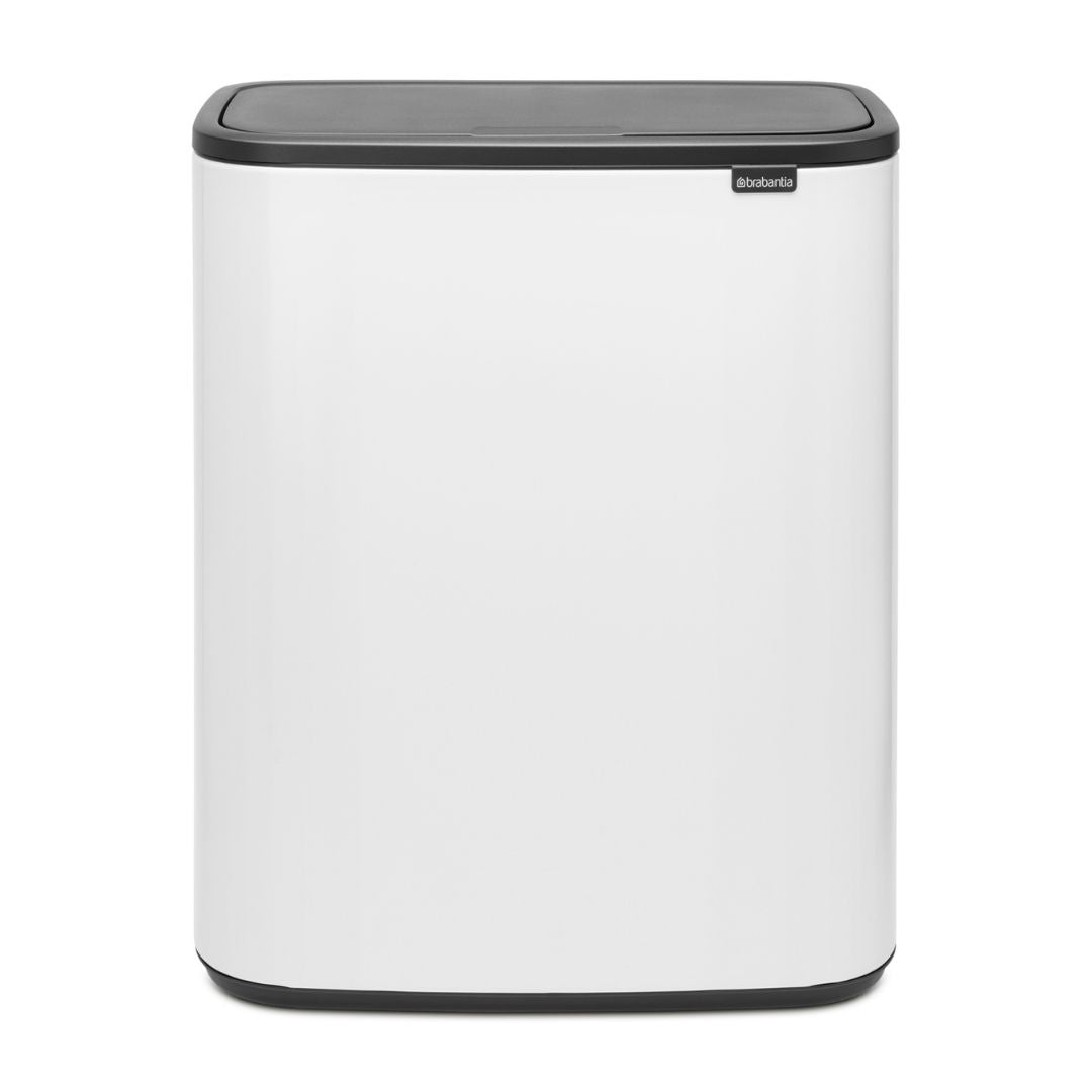 Bo Touch Bin 2 x 30 litre - White