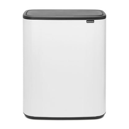 Bo Touch Bin 2 x 30 litre - White