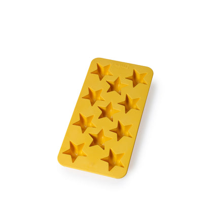 Star Ice Cube Tray with Lid - Yellow