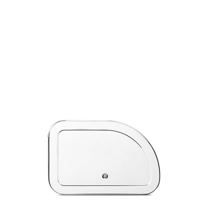 Bread Bin Roll Top - Brilliant Steel