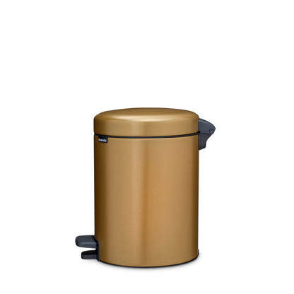 NewIcon Pedal Bin, 5L - Warm Brass