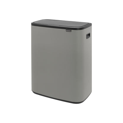 Bo Touch Bin 2 x 30 litre - Mineral Concrete Grey