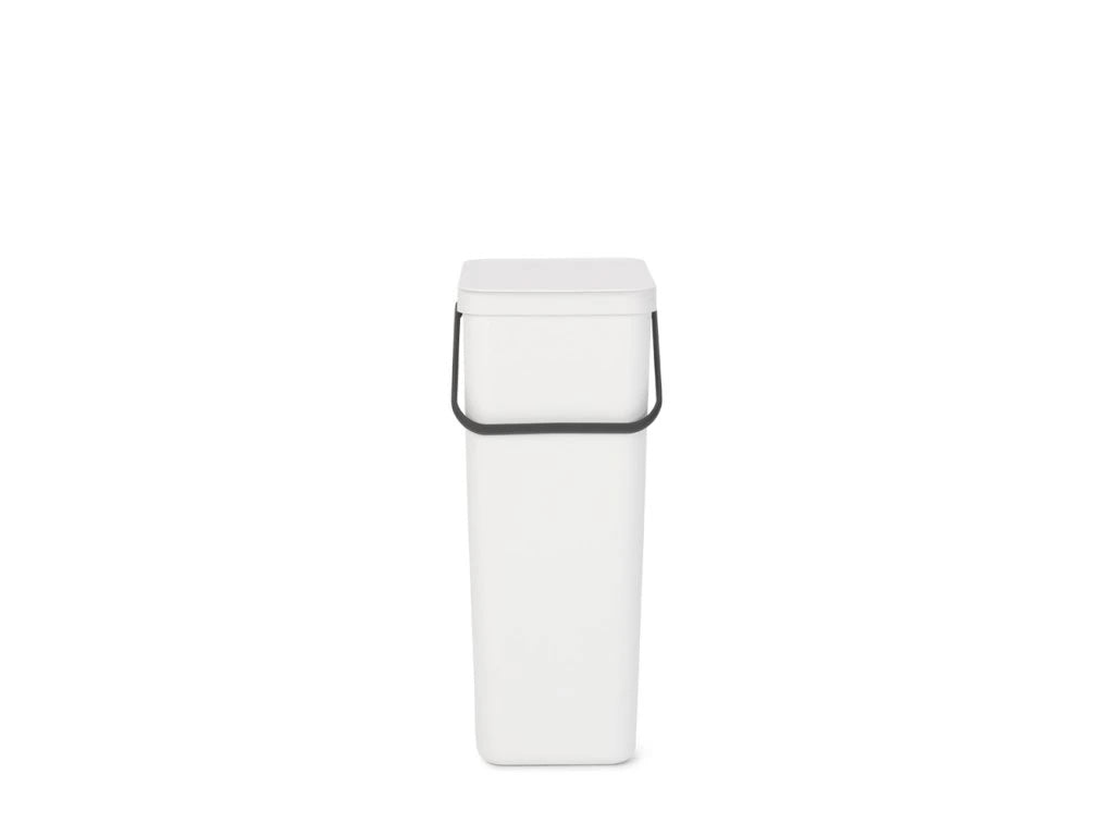 Sort & Go Waste Bin 40 litre - White