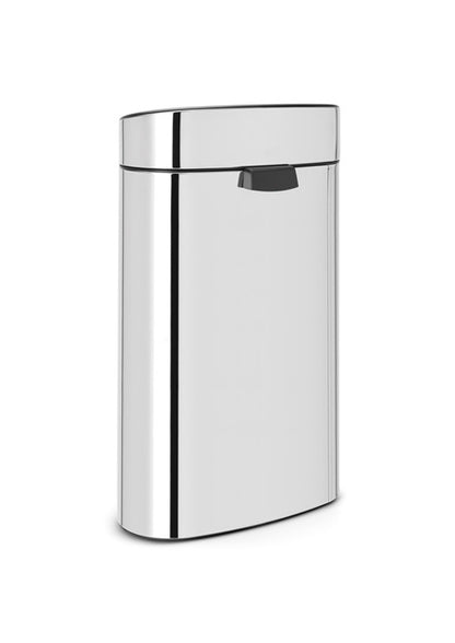 Touch Bin New 40 Litre - Brilliant Steel