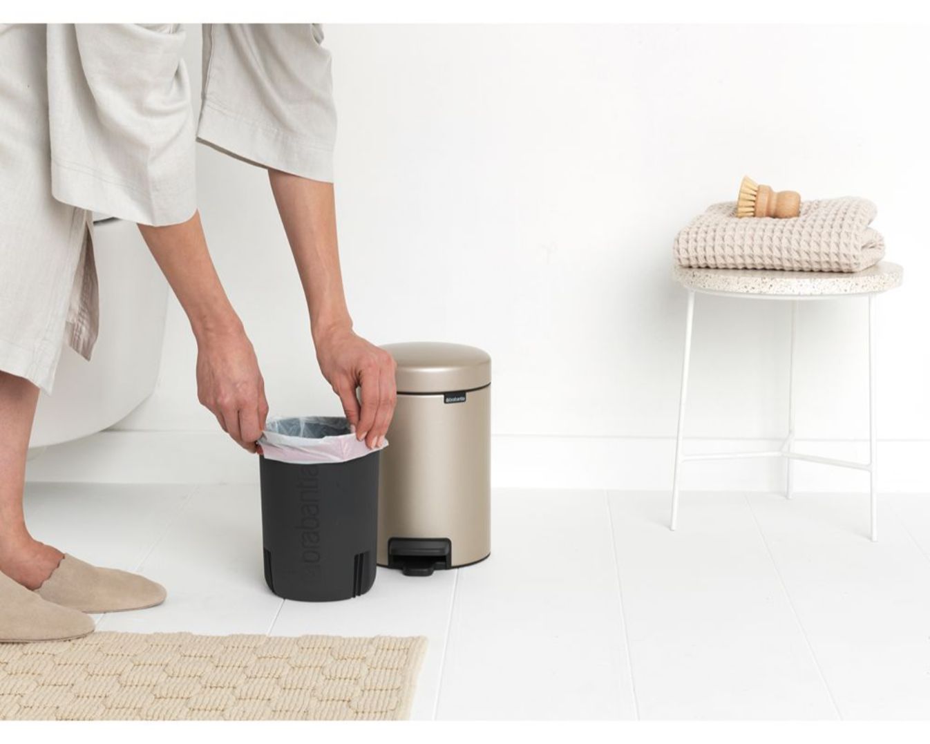 Pedal Bin NewIcon 3 Litre - Metallic Gold