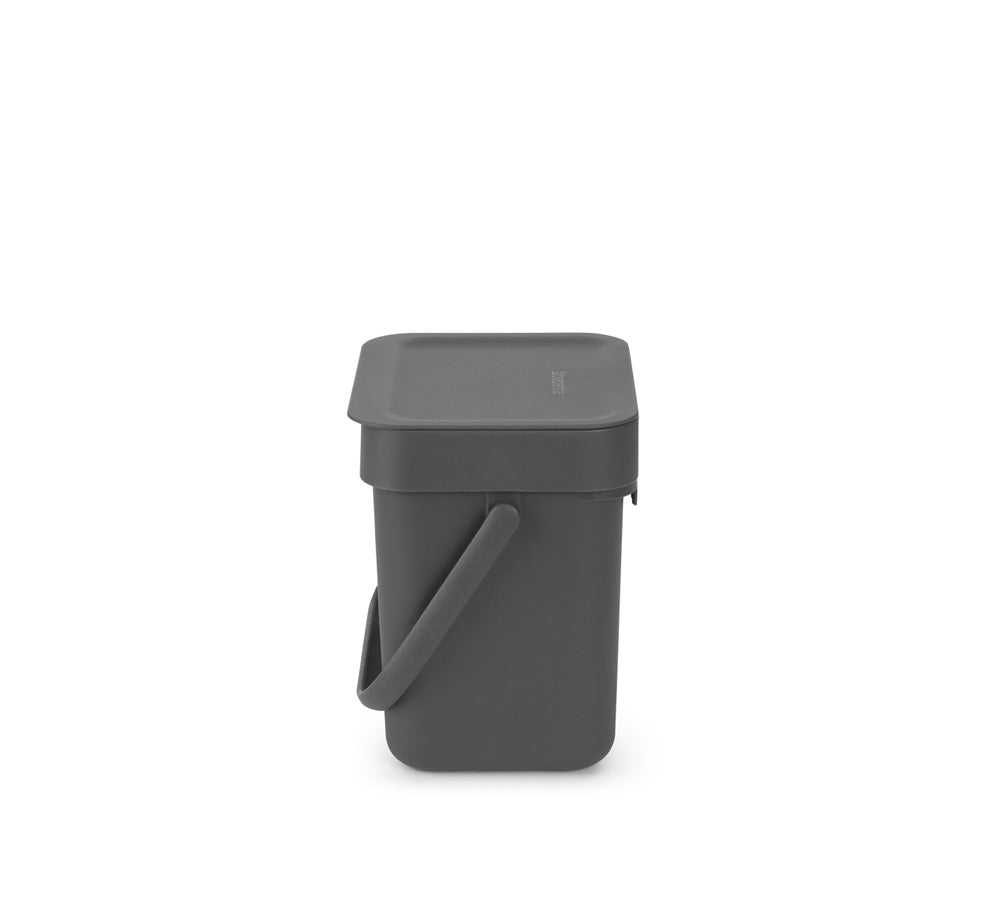 Sort & Go Waste Bin 3 litre - Grey