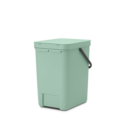 Sort & Go Waste Bin 25 litre - Jade Green