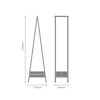 Linn Clothes Rack, Compact - White