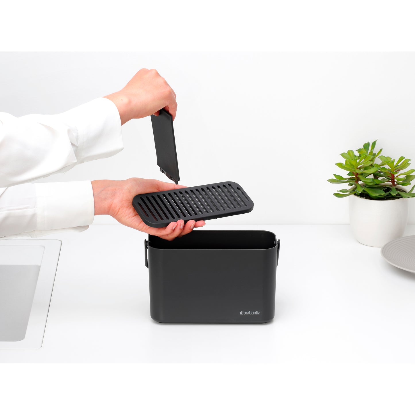 SinkSide Cleaning Caddy - Dark Grey