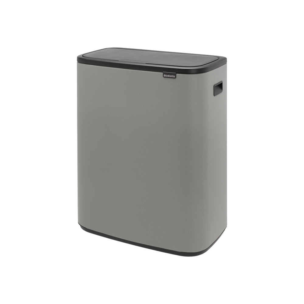 Bo Touch Bin 60 litre - Mineral Concrete Grey