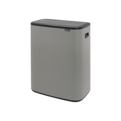 Bo Touch Bin 60 litre - Mineral Concrete Grey