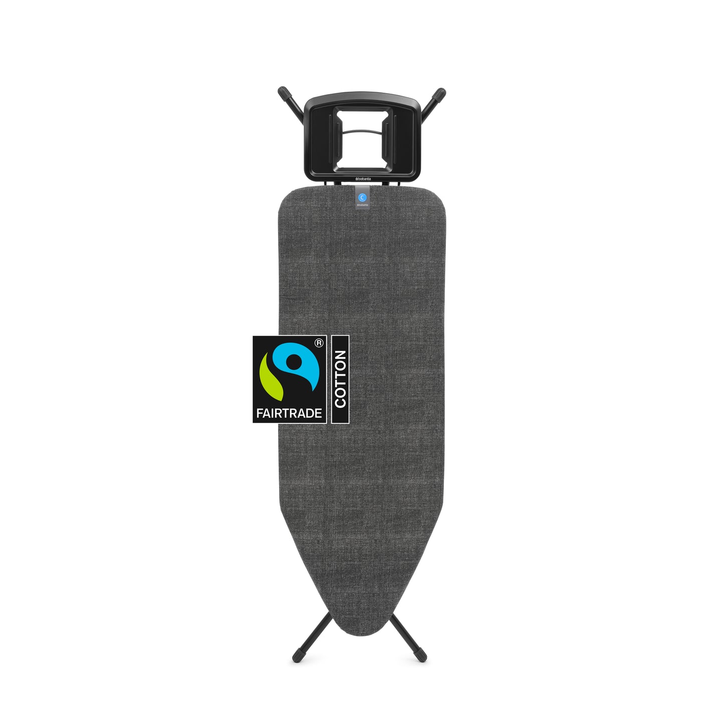 Ironing Board C, 124x45 cm, Solid Steam Iron Rest - Denim Black