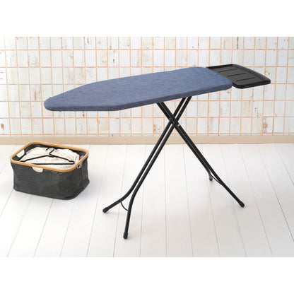 Ironing Board C 124x45 cm Solid Steam Unit Holder - Denim Blue