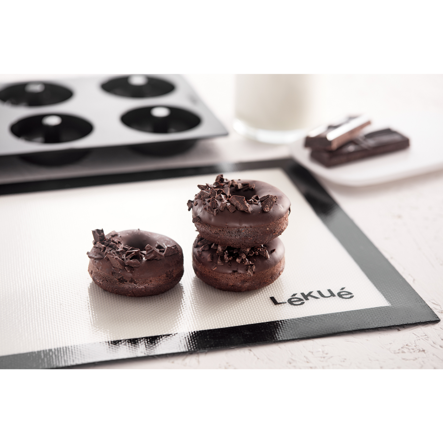 Doughnuts Mould - 6 cav - Black