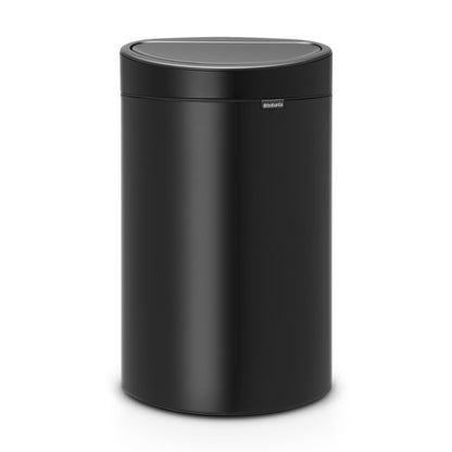 Touch Bin New 40 litre - Matt Black
