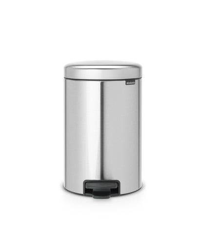 Pedal Bin NewIcon 12 Litre - Fingerprint Proof Matt Steel