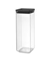 Tasty+ Square Canister 2.5 litre - Dark Grey Lid