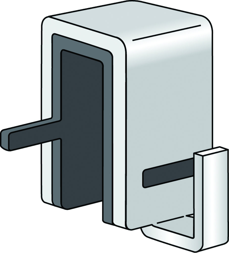 Replacement Hook for Wall Rail - Matt Steel