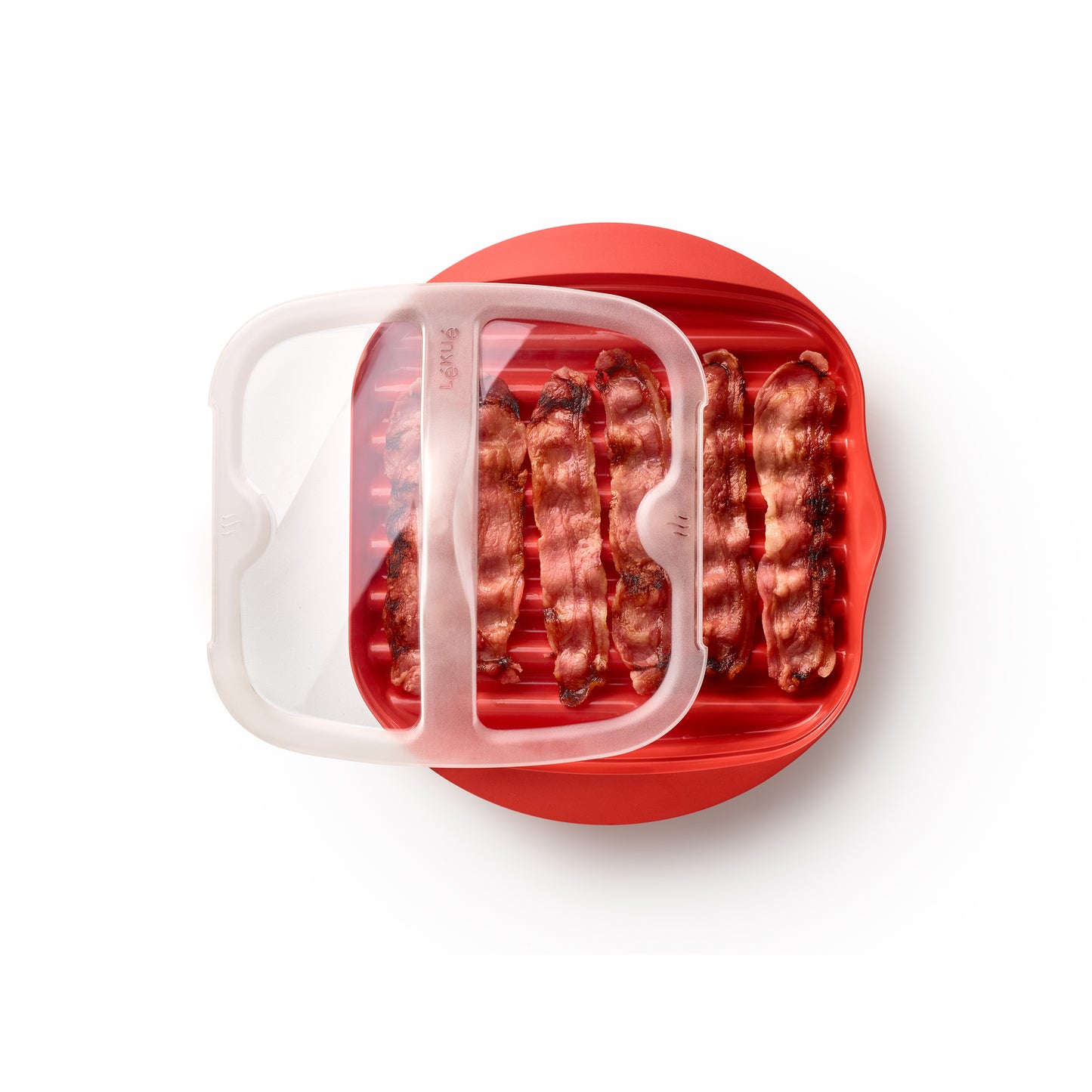 Microwave Bacon Cooker - Red