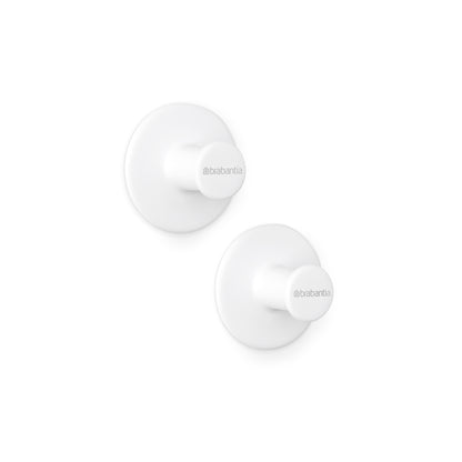 Towel Hook Set of 2 - White