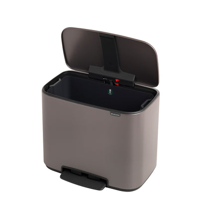 Bo Pedal Bin 36 litre - Platinum