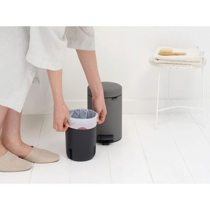 Pedal Bin NewIcon 3 Litre - Mineral Concrete Grey