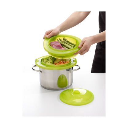 Silicone Steamer - Green
