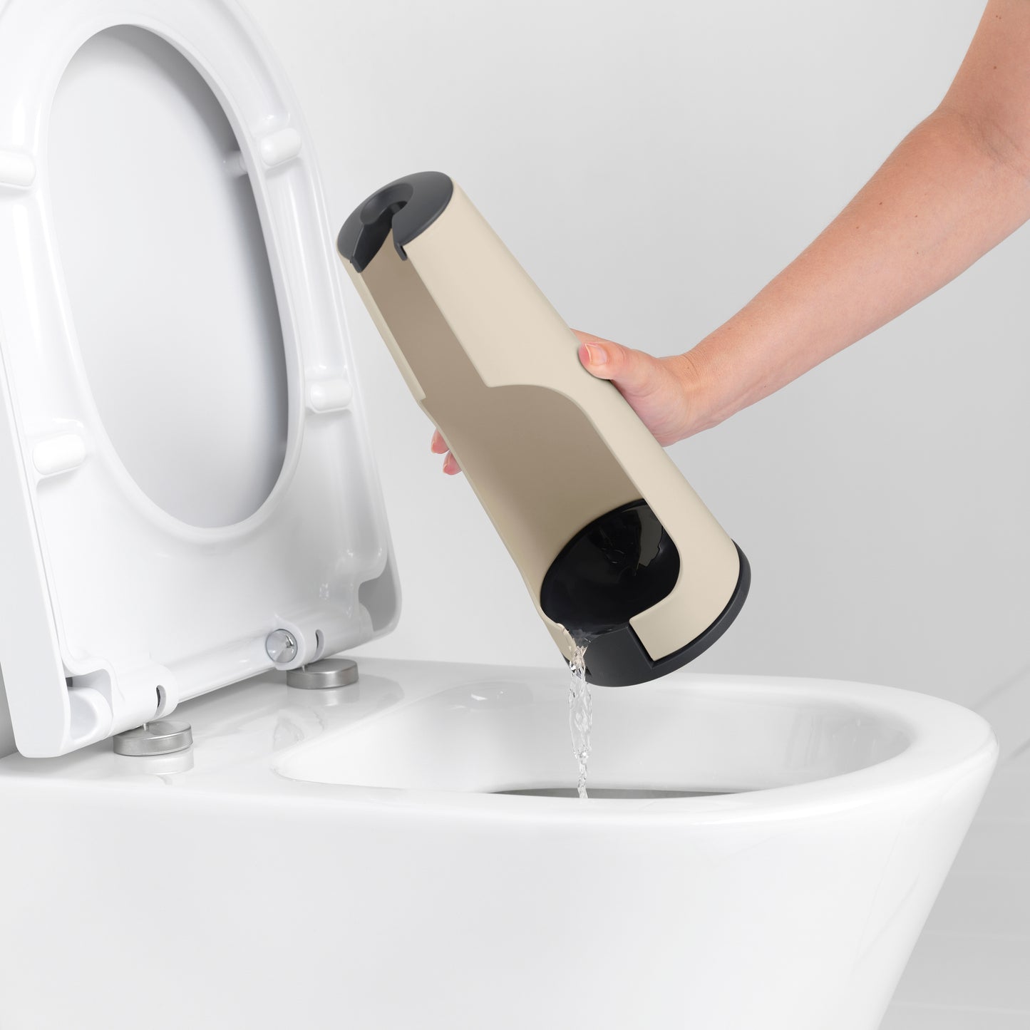 ReNew Toilet Brush and Holder - Soft Beige